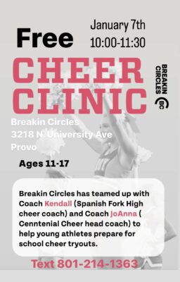 Cheer clinic flyer